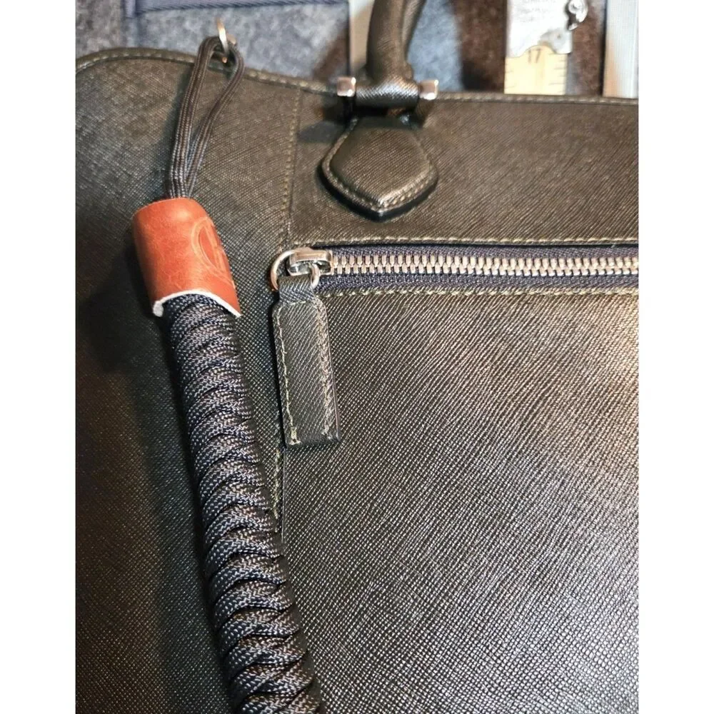 MCM Laptop Cross Grain Leather Case in Excellent Condition